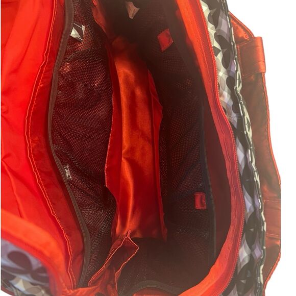 JuJuBe Be Prepared Diaper Bag Crimson Kaleidoscope Rare Floral Large - Picture 12 of 16